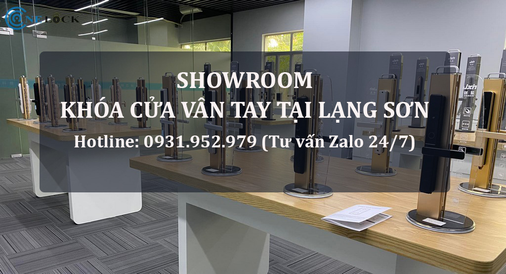 Cửa hàng bán khóa cửa vân tay tại Lạng Sơn