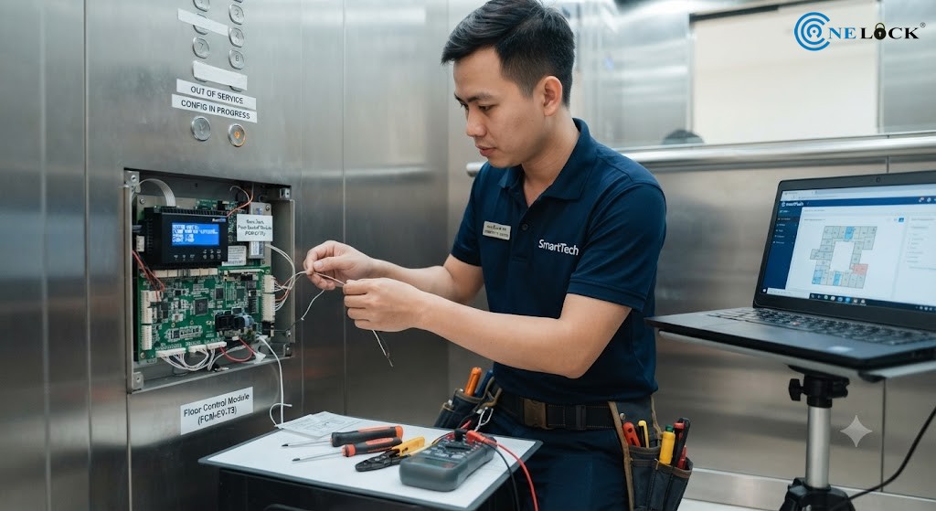 Don vi thi cong he thong phan tang thang may-SmartTech