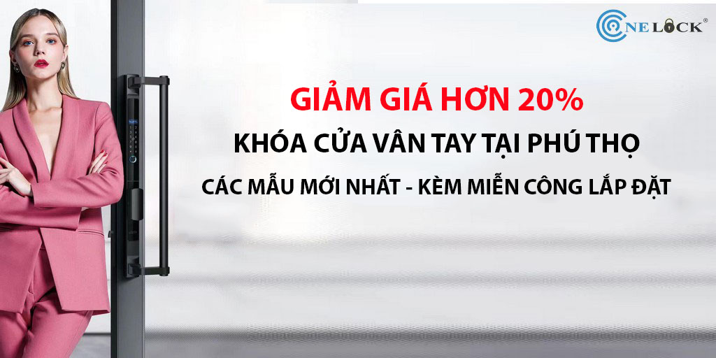 Giảm giá Khóa cửa vân tay tại Phú Thọ - Miễn phí công lắp đặt