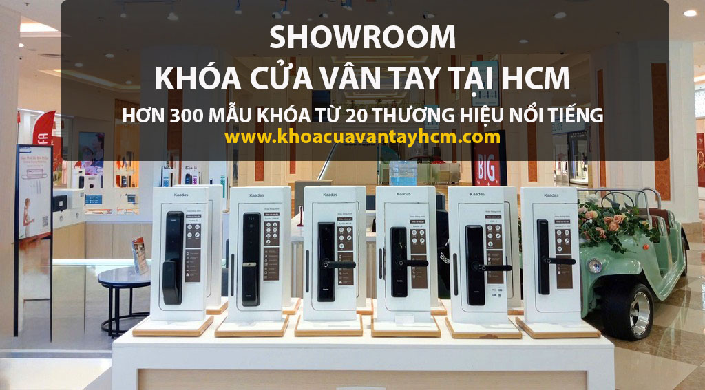 Hơn 300 mẫu khóa cửa vân tay thông minh tại HCM mới nhất