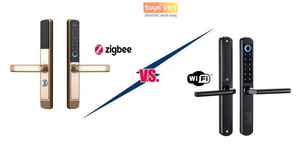 Khoa cua Tuya Zigbee vs Wifi