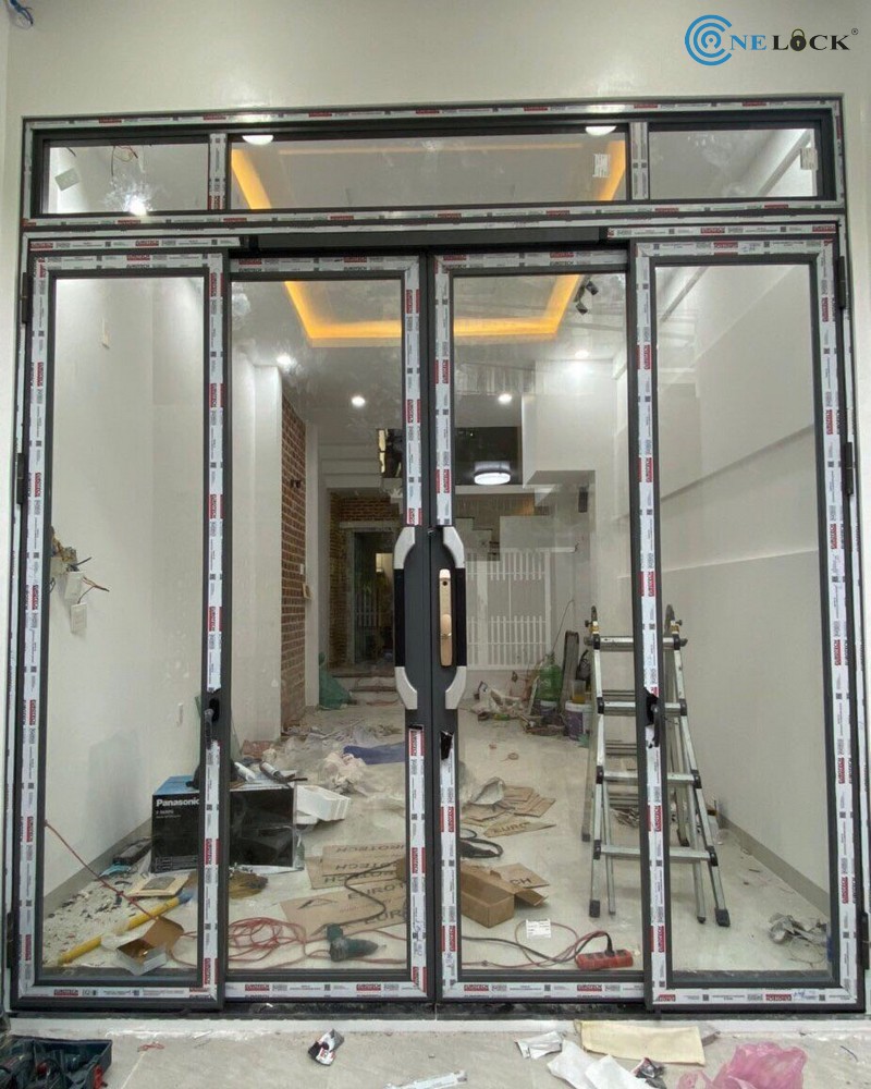 Khóa cửa vân tay Tuyên Quang - Lắp cho cửa nhôm trượt xếp