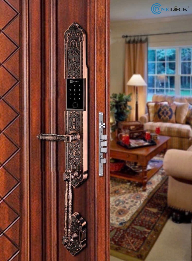 Khóa cửa vân tay cổ điển Cà Mau - Lắp cho biệt thự, dinh thự