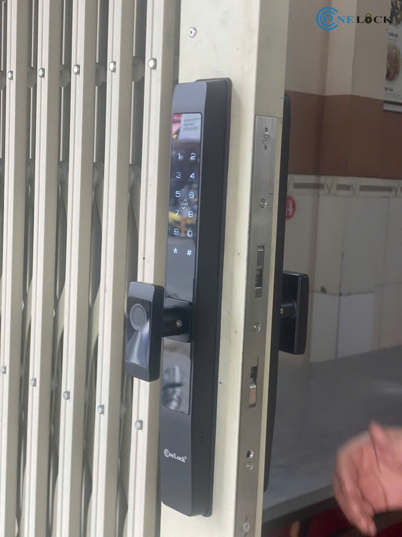 Khóa vân tay Cà Mau - Lắp cho cửa kéo Đài Loan