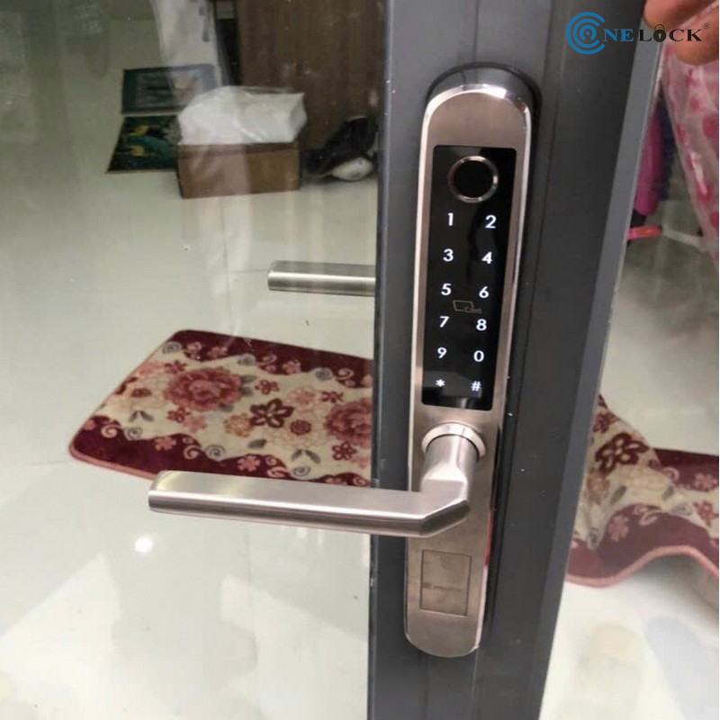 Khóa vân tay chất lượng tốt Cà Mau - Lắp cho cửa nhôm Xingfa