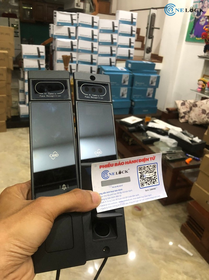 Khóa vân tay Đà Nẵng chống nước cho cửa cổng