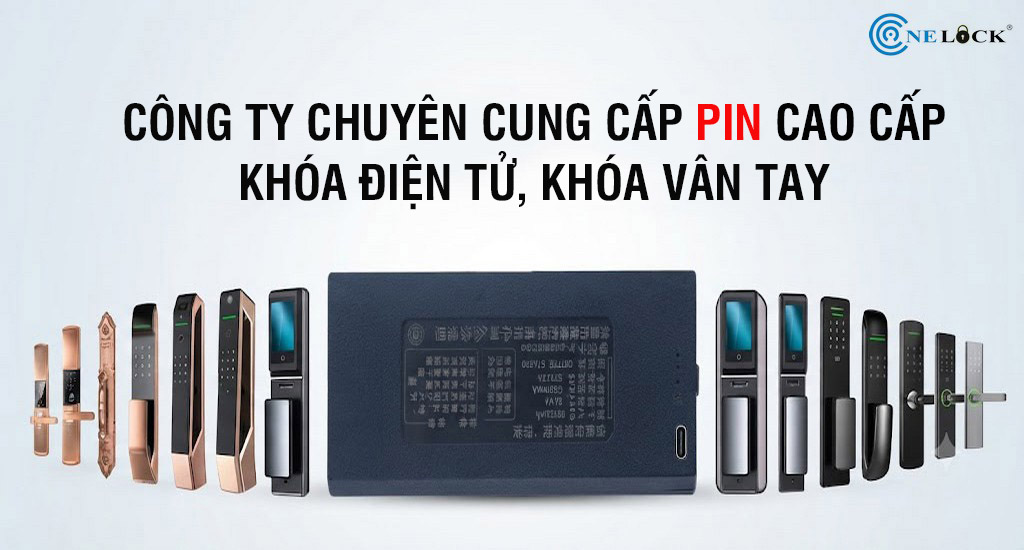 Pin cho khoa dien tu, khoa cua van tay